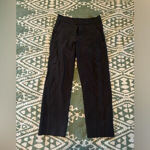 Athleta Stellar Straight Cropped Pants Black Size 6